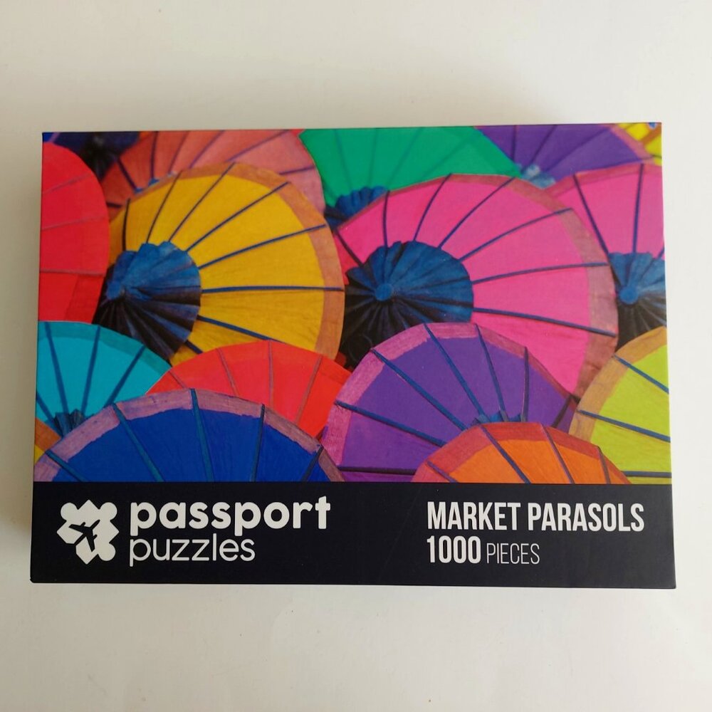 1000 Piece " Market Parasols" Jigsaw Puzzle
